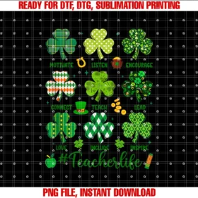 All Things Teacher St Patricks Day T-shirt