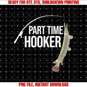 Alligator Gar Fishing Freshwater Fish Gifts coPart Time Hooker Funny Alligator Gar Fishing Gifts for Men T-shirt