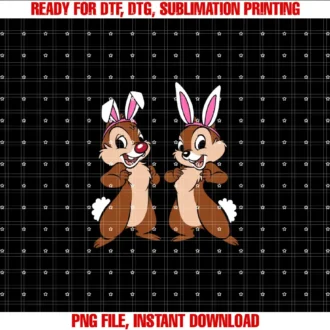 Amazon EssentialsDisney Chip n Dale Spring Easter Bunny Ears T-shirt