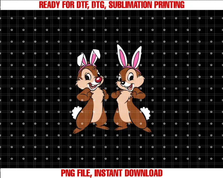 Amazon EssentialsDisney Chip n Dale Spring Easter Bunny Ears T-shirt