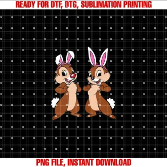Amazon EssentialsDisney Chip n Dale Spring Easter Bunny Ears T-shirt
