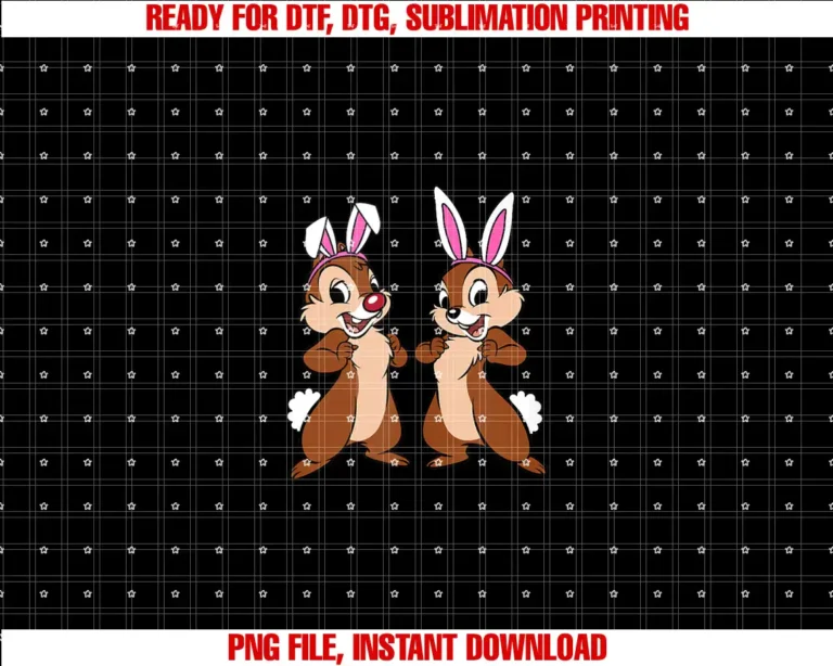 Amazon EssentialsDisney Chip n Dale Spring Easter Bunny Ears T-shirt