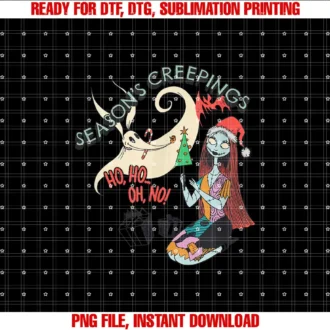 Amazon EssentialsMens Nightmare Before Christmas Sally and Zero Seasonâs Creepings Grey Graphic Print Small T-shirt