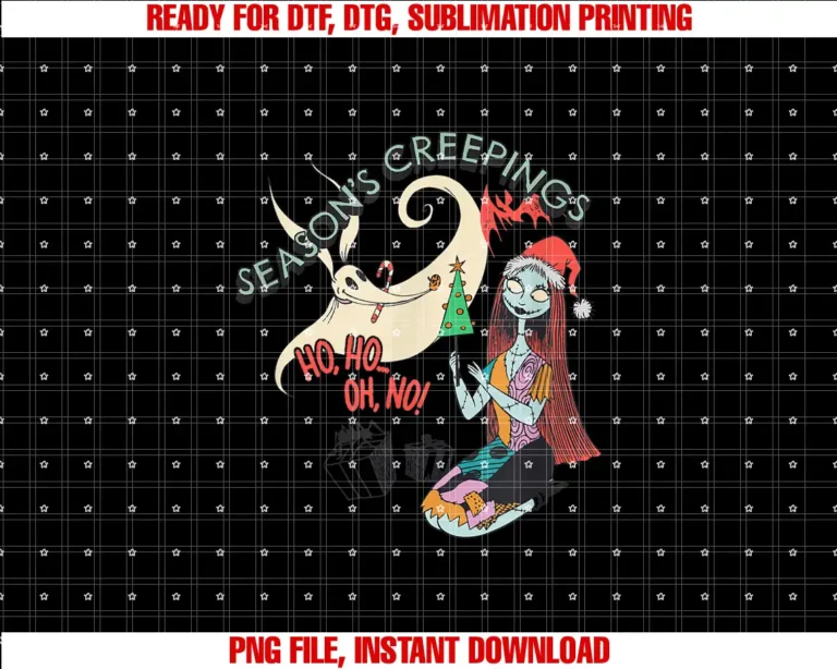 Amazon EssentialsMens Nightmare Before Christmas Sally and Zero Seasonâs Creepings Grey Graphic Print Small T-shirt