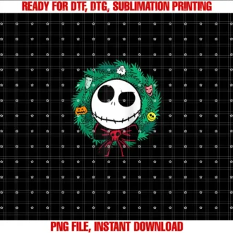 Amazon EssentialsNightmare Before Christmas Jack Festive Holiday Wreath Raglan Baseball Tee T-shirt