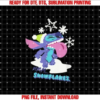 Amazon EssentialsStitch Wintertime Catching Snowflakes T-shirt