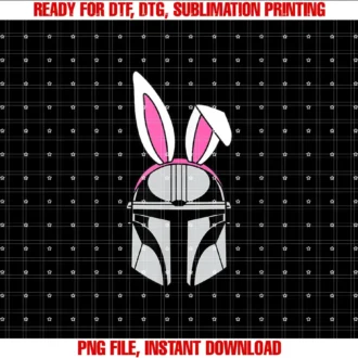 Amazon EssentialsThe Mandalorian Helmet Spring Easter Bunny Ears T-shirt