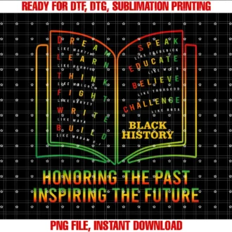 Amb Black History Month African Americans PrideBlack History Honoring Past Inspiring The Future Book BHM T-shirt