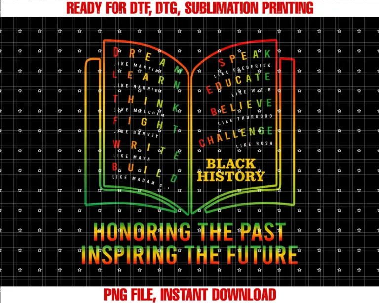 Amb Black History Month African Americans PrideBlack History Honoring Past Inspiring The Future Book BHM T-shirt