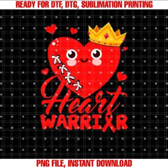 Amb Heart Disease Awareness Day Warrior SurvivorHeart Warrior Princess Heart Disease Stitched Heart Girl Kid T-shirt