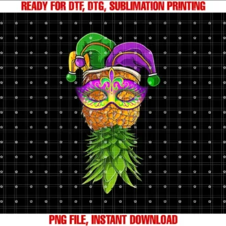 Amb Pineapple Tropical Fruit Lovers Mardi Gras TeeFunny Upside Down Pineapple Jester Hat Swingers Mardi Gras T-shirt