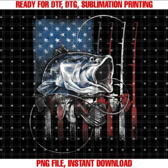 American Big Game Fishing T Shirts GiftsFishing American Flag Vintage USA Bass Fisherman Gift T-shirt