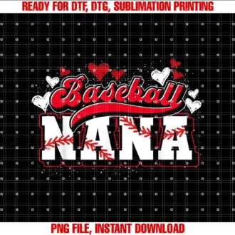 American Sport Baseball GiftsBaseball Nana Baseball Player Grandma Baseball Fan Baseball T-shirt