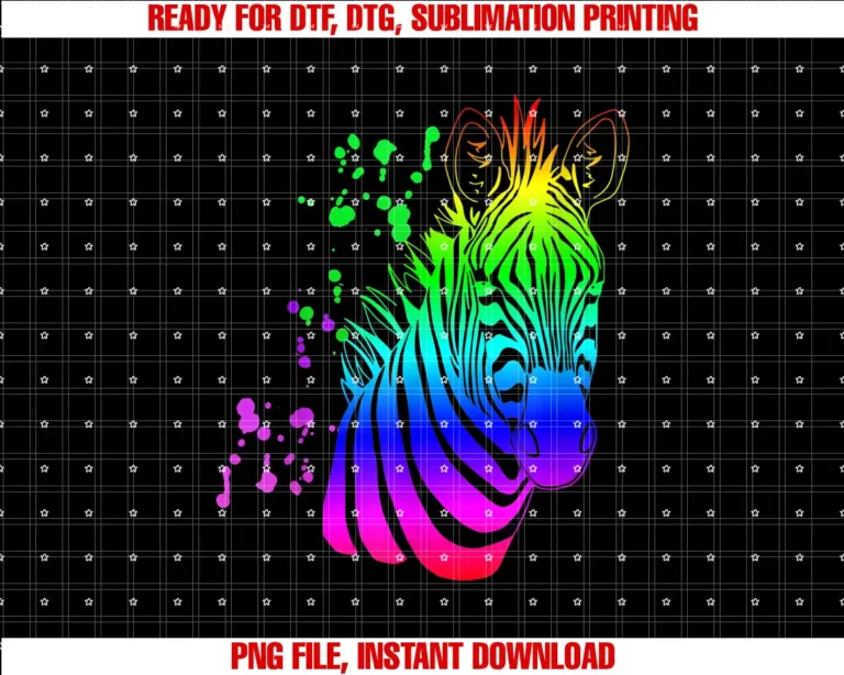 Animal print Rainbow splash zebra colorful zebra print T-shirt