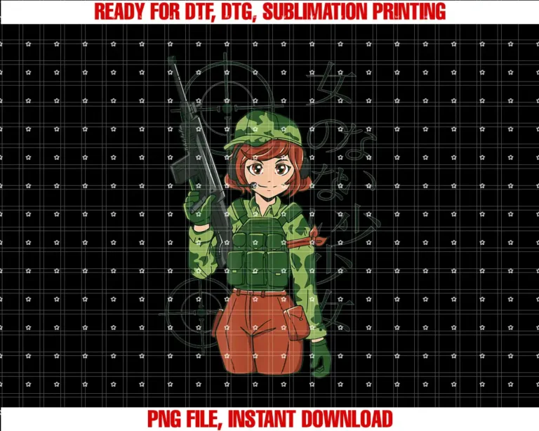 Anime Manga Army by ProvioAnime Army Guns and Girls Bullet Anime Manga Forces Cosplay T-shirt