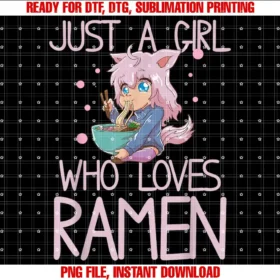 Anime Ramen RepeatJust A Girl Who Loves Ramen T-shirt