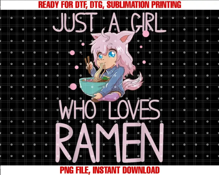 Anime Ramen RepeatJust A Girl Who Loves Ramen T-shirt