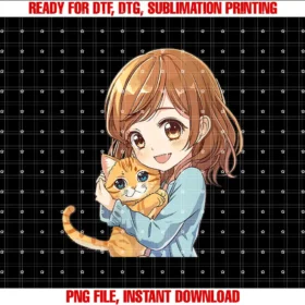 Anime and Cats Lover for Teen Manga kawaii GraphicWomens Anime and Cats Lover for Teen Manga kawaii Graphic Otaku T-shirt