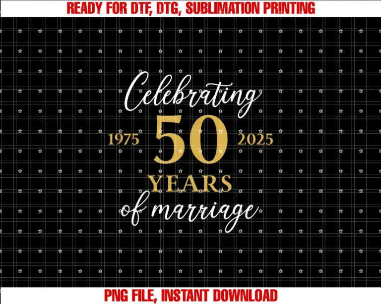 Anniversary Wedding 2025 Years of Marriage ApparelFunny 50 Years of Marriage 1975 50th Wedding Anniversary T-shirt
