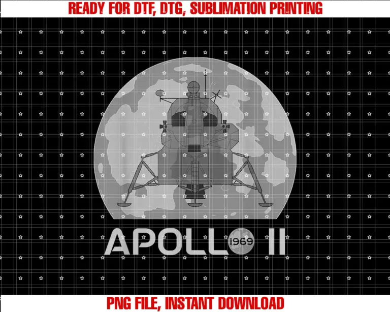 Apollo 1969 Lunar Module Apollo 11 Moon Landing T-shirt