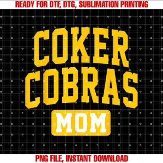 Arch Retro Design University College ApparelCoker College Cobras Mom Arch Vintage Design Mother Women T-shirt
