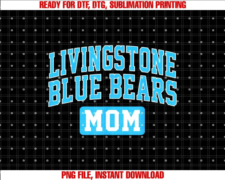 Arch Retro Design University College ApparelLivingstone College Blue Bears Mom Arch Vintage Design Women T-shirt
