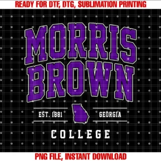 Arch Retro Design University College ApparelMorris Brown College Arch Vintage Design Men Women T-shirt