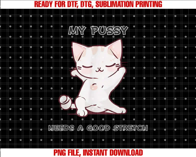 ArkxyMy Pussy Cat Needs Stretch Funny Cat Girlfriend Wife Gift T-shirt
