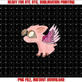 Artist UnknownWhen Pigs Fly Flying Pig T-shirt