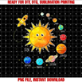 Astronaut Rocket Galaxy Saturn Mars Earth PlutoSolar System Kids Space Planet Universe Sun Saying T-shirt
