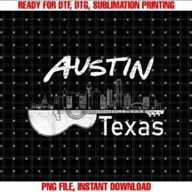 Austin Gifts For Men WomenAustin Texas Souvenir Guitar Music Lover Men Austin T-shirt