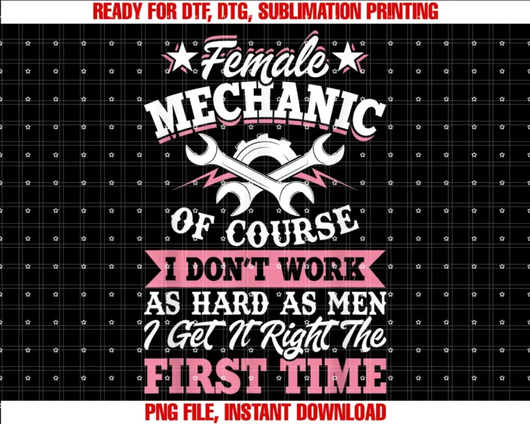 Automobile Garage Funny Mechanic For Women Mom CarFemale Mechanic Car Auto Girl Diesel Garage Wife Girlfriend T-shirt
