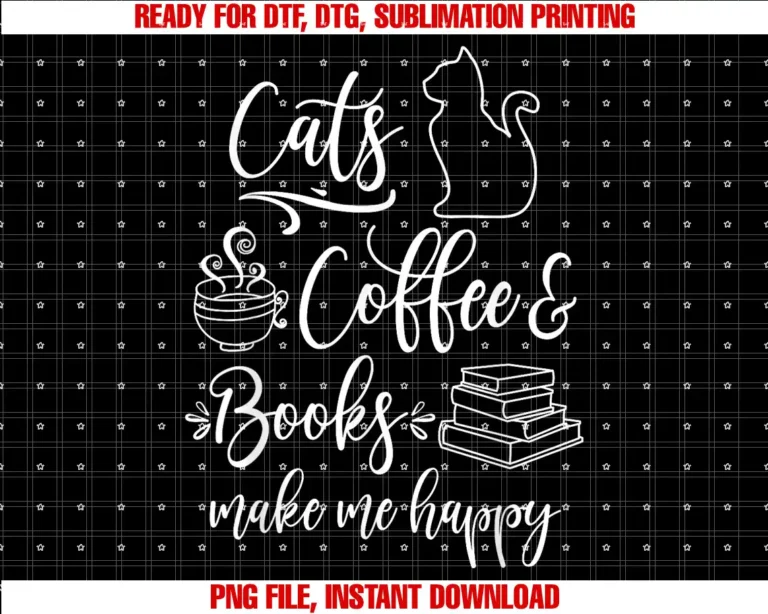 Awesome for Cats Books and Coffee LoversCats Books and Coffee Funny Cats Books Coffee Lover T-shirt