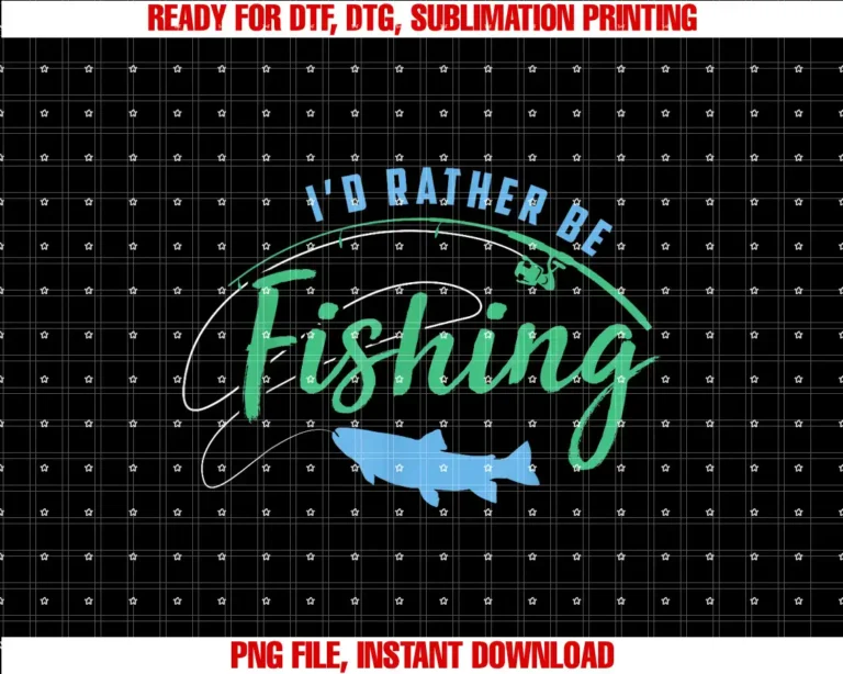 Awesome Fishing Id Rather Be Fishing Funny Fathers Day Fishing T-shirt