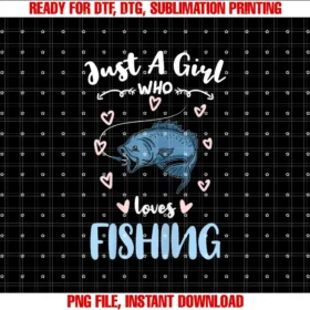 Awesome Fishing Just A Girl Who Loves Fishing T-shirt