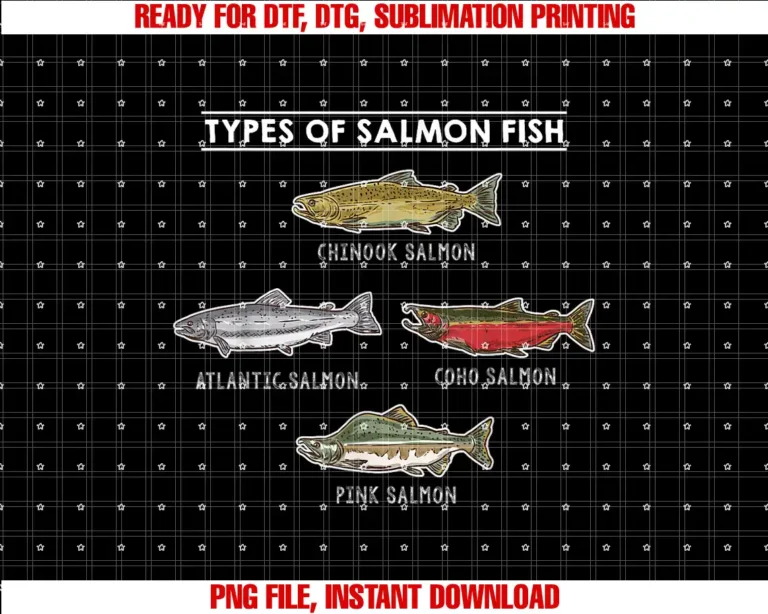 Awesome Fishing Types of Salmon Fish for Salmon Fishing T-shirt
