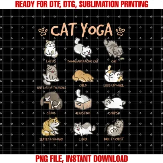BCC Funny Kitten Cat Shirts Cats Lover GiftsCat Yoga Poses Cats Practicing Mindfulness Meditation Kitten T-shirt