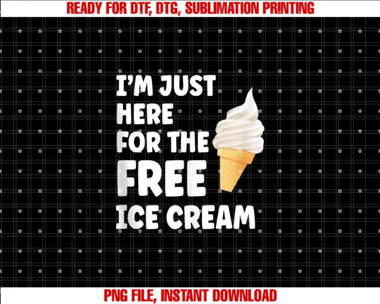 BDAZIm Just Here For The Free Ice Cream Funny Cruise 2025 T-shirt