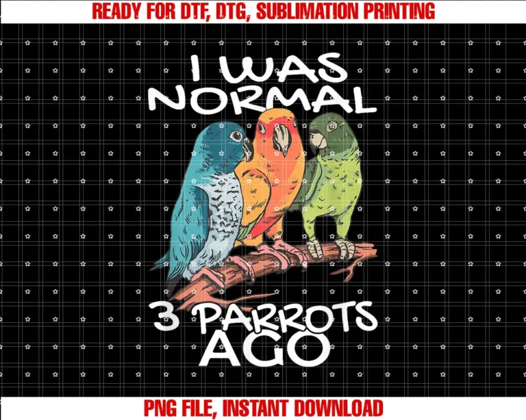 BIRD ENTHUSIASTS COCKATOO BUDGERIGAR PARROT LOVERSI Was Normal 3 Parrot Ago Cockatiel Bird Animal Print Black T-shirt