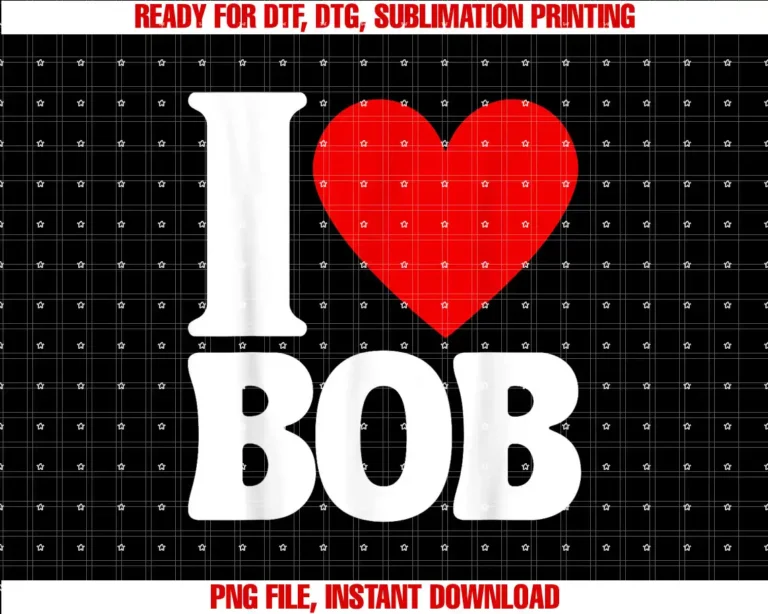 BOB Gifts Named Custom Novelty Given ValentinesI Love BOB Heart Family Lover Name Personalized Stuff Gifts T-shirt