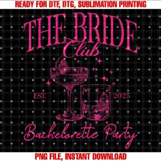 Bach Club Bachelorette Drinking Party 2025The Bride Club Est 2025 Bachelorette Drinking Party T-shirt