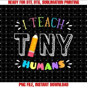 Back To School Kindergarten Preschool Teacher PunTeacher Appreciation Back To School I Teach Tiny Humans T-shirt