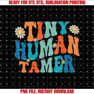 Back To School Kindergarten Preschool TeacherTiny Human Tamer PreK Teacher T-shirt