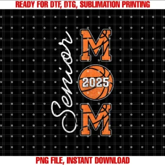 Back To SchoolSenior Mom 2025 Basketball Mommy Class of 2025 Graduation T-shirt