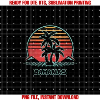 Bahamas Retro Vintage 80s Style T-shirt