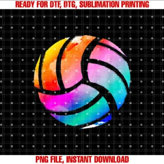 Ball Volleyball PlayerColorful Volleyball Cute Colorsplash Ball Volleyball Player T-shirt