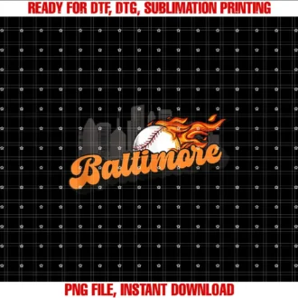 Baltimore Baseball LoversBaltimore Baseball Vintage City Skyline Retro Baseball Lover T-shirt