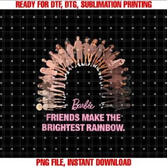 BarbieFriends Make The Brightest Rainbow T-shirt