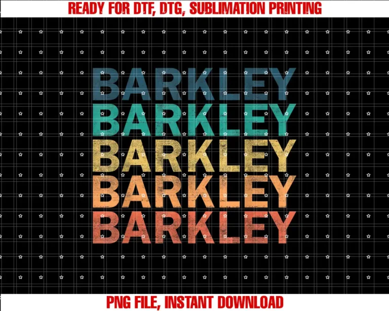 Barkley NameBarkley Vintage Retro Barkley Name T-shirt