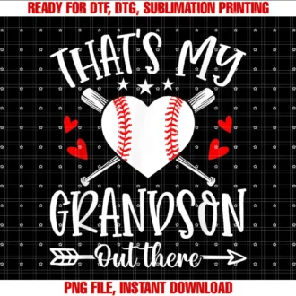 Baseball Apparel StoreThats My Grandson Out There Baseball Grandma T-shirt